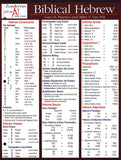 Biblical Hebrew Laminated Sheet