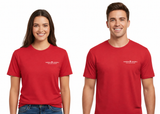 District® Perfect Tri-Blend T-Shirt Red Frost Size XS