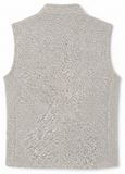Port Authority® Heather Grey Fleece Sweater Vest