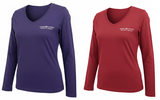 Port & Company® Women's Long Sleeve Fan Favorite™ V-Neck Tee