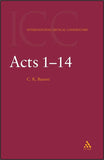 INTERNATIONAL CRITICAL COMMENTARY: Acts 1-14