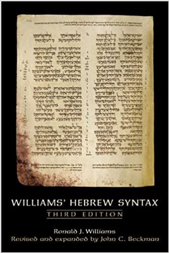 Williams' Hebrew Syntax: An Outline, 3<sup>rd</sup> Edition