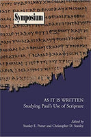 As It Is Written: Studying Paul's Use of Scripture