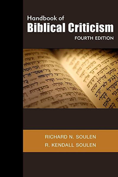 Handbook of Biblical Criticism, 4<sup>th</sup> Edition